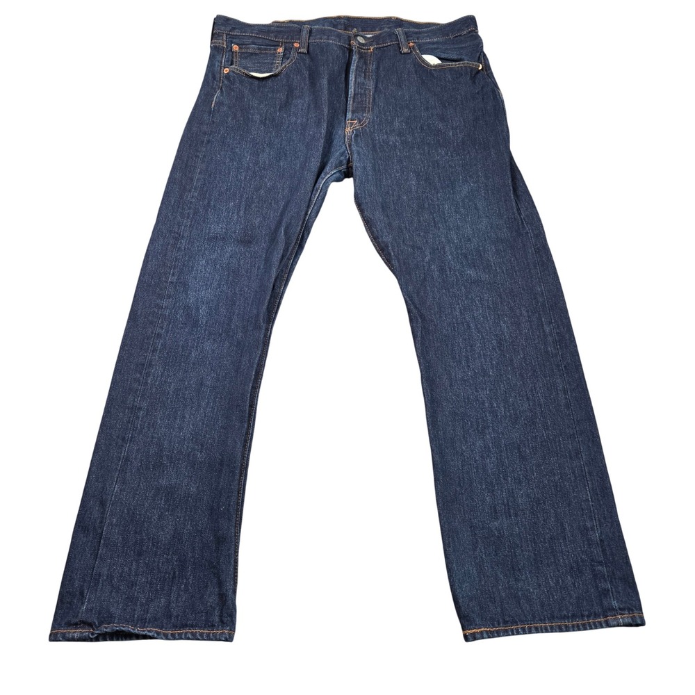 Levis 501 Original Fit Jeans Mens 37x29 (tag 38x30) Blue Straight Leg Button Fly